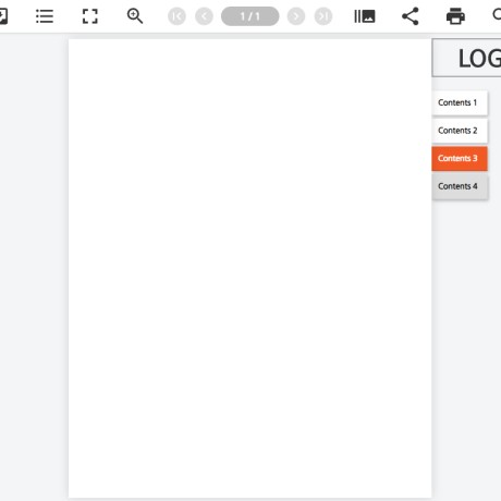 이북 UI 템플릿 · 스킨테마 인덱스탭형 PC 모습